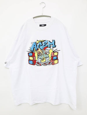 A'gem/エイジエム/Tシャツ/カットソー/トップス/ホワイト