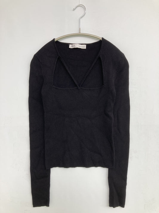 ZARA/ザラ/ニット/セーター/トップス/ブラック/M