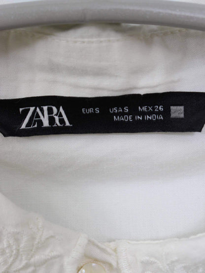 ZARA/ザラ/シャツ/ブラウス/トップス/ホワイト/S