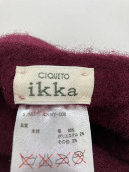 ikka/イッカ/ハンチング/ベレー帽/帽子/パープル