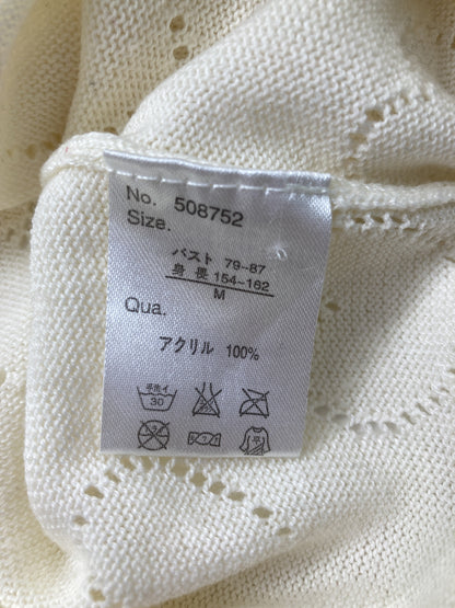 カーディガン/ボレロ/トップス/アイボリー/M