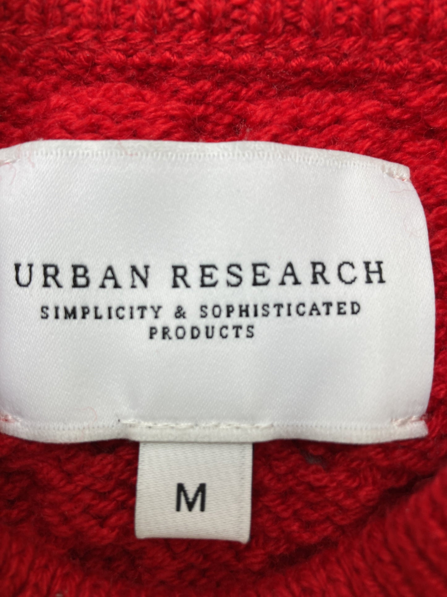 URBAN RESEARCH/アーバンリサーチ/ニット/セーター/トップス/レッド/M