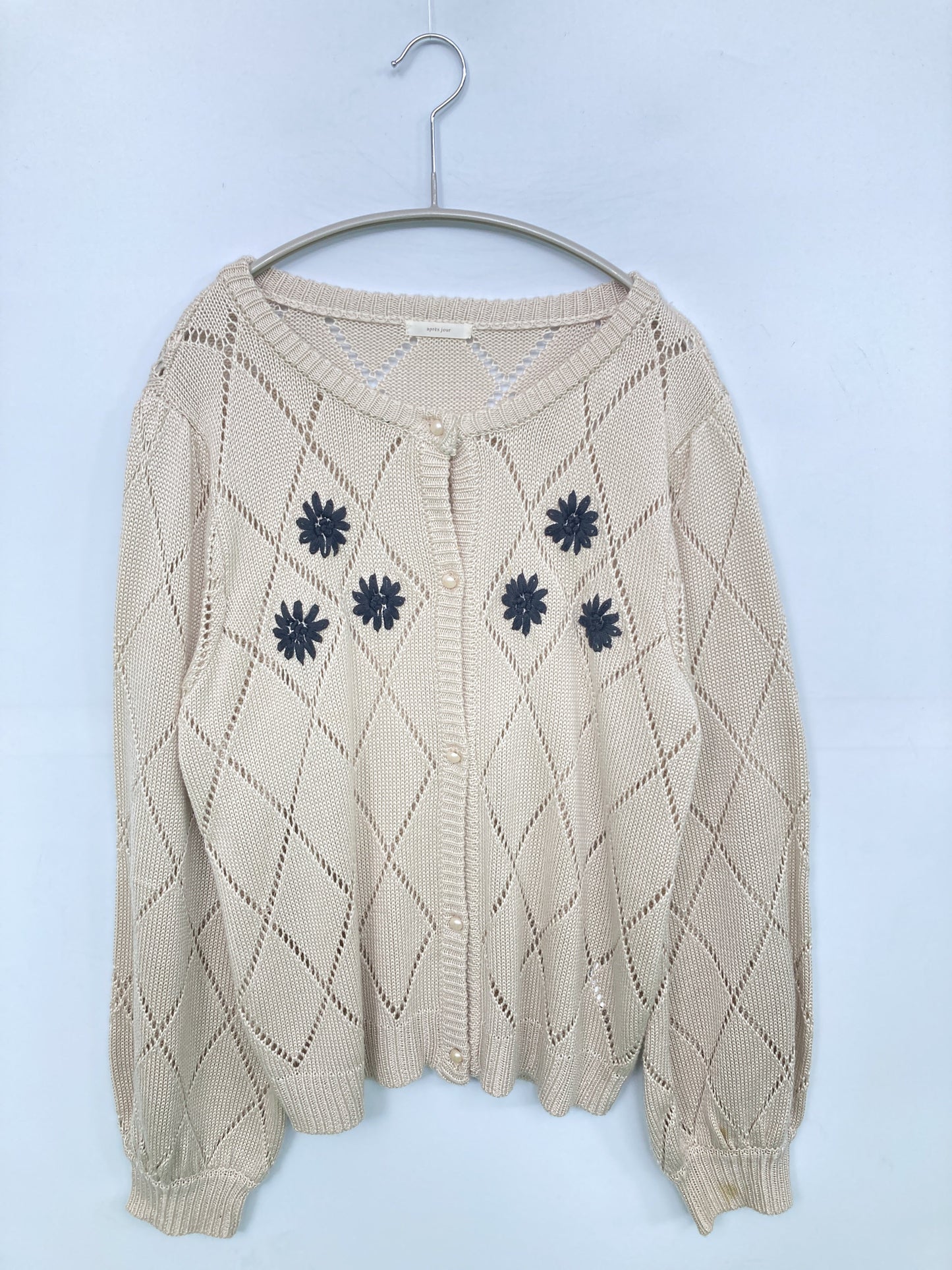 apres jour/アプレジュール/カーディガン/ボレロ/トップス/アイボリー/LL