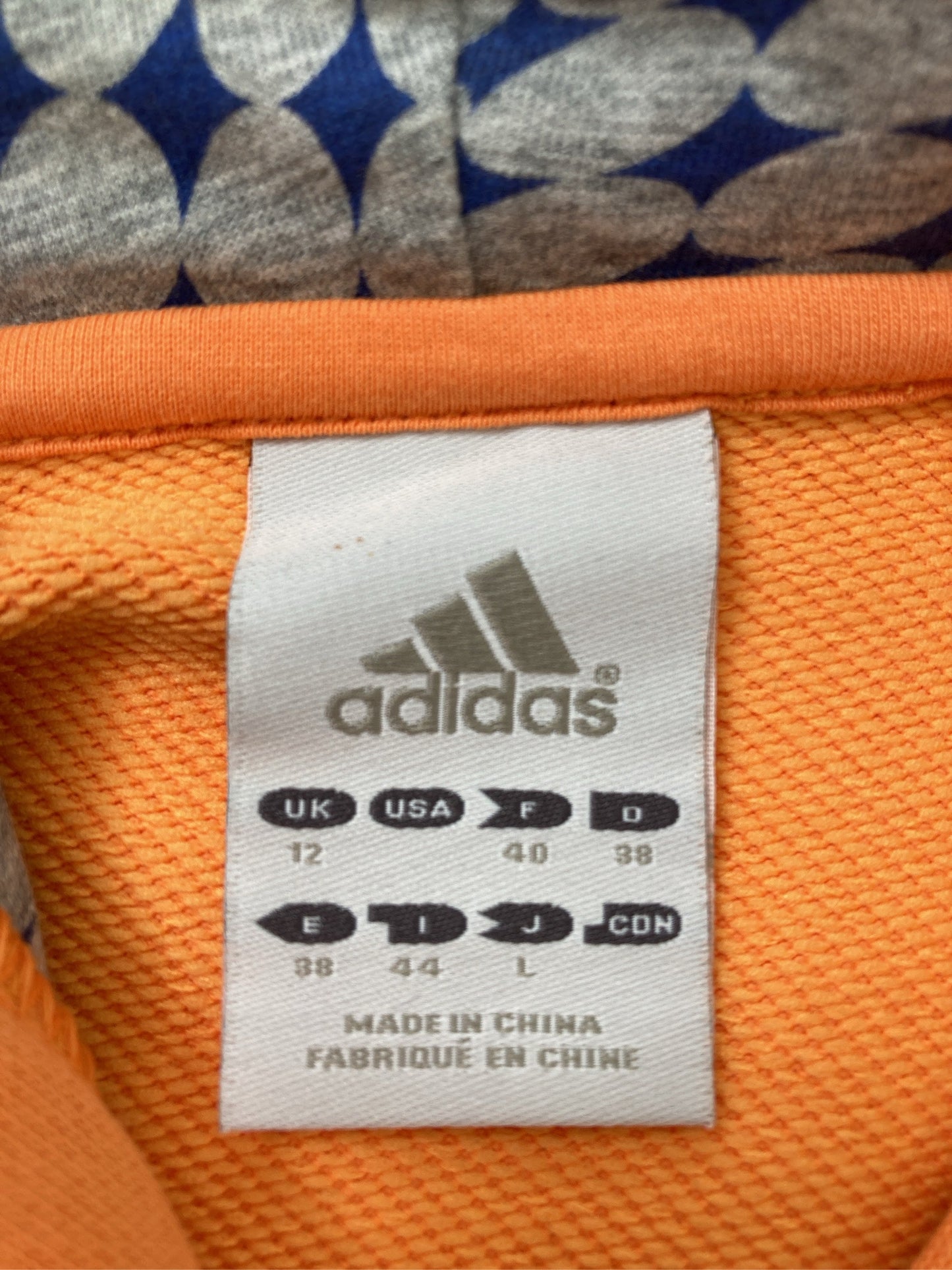 adidas/アディダス/パーカー/トップス/オレンジ/L
