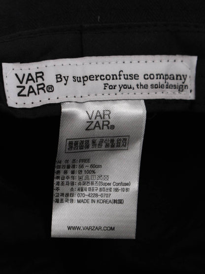 VARZAR/バケットハット/帽子/ブラック/56-60cm