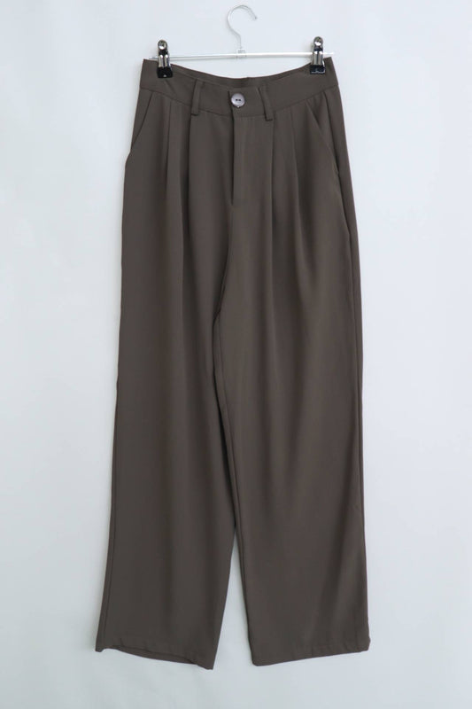 Lesp/スラックス/パンツ/ブラウン/S