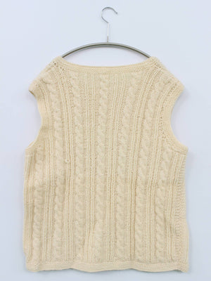 ノースリーブ/トップス/アイボリー