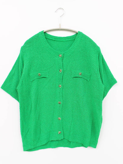 カーディガン/ボレロ/トップス/グリーン