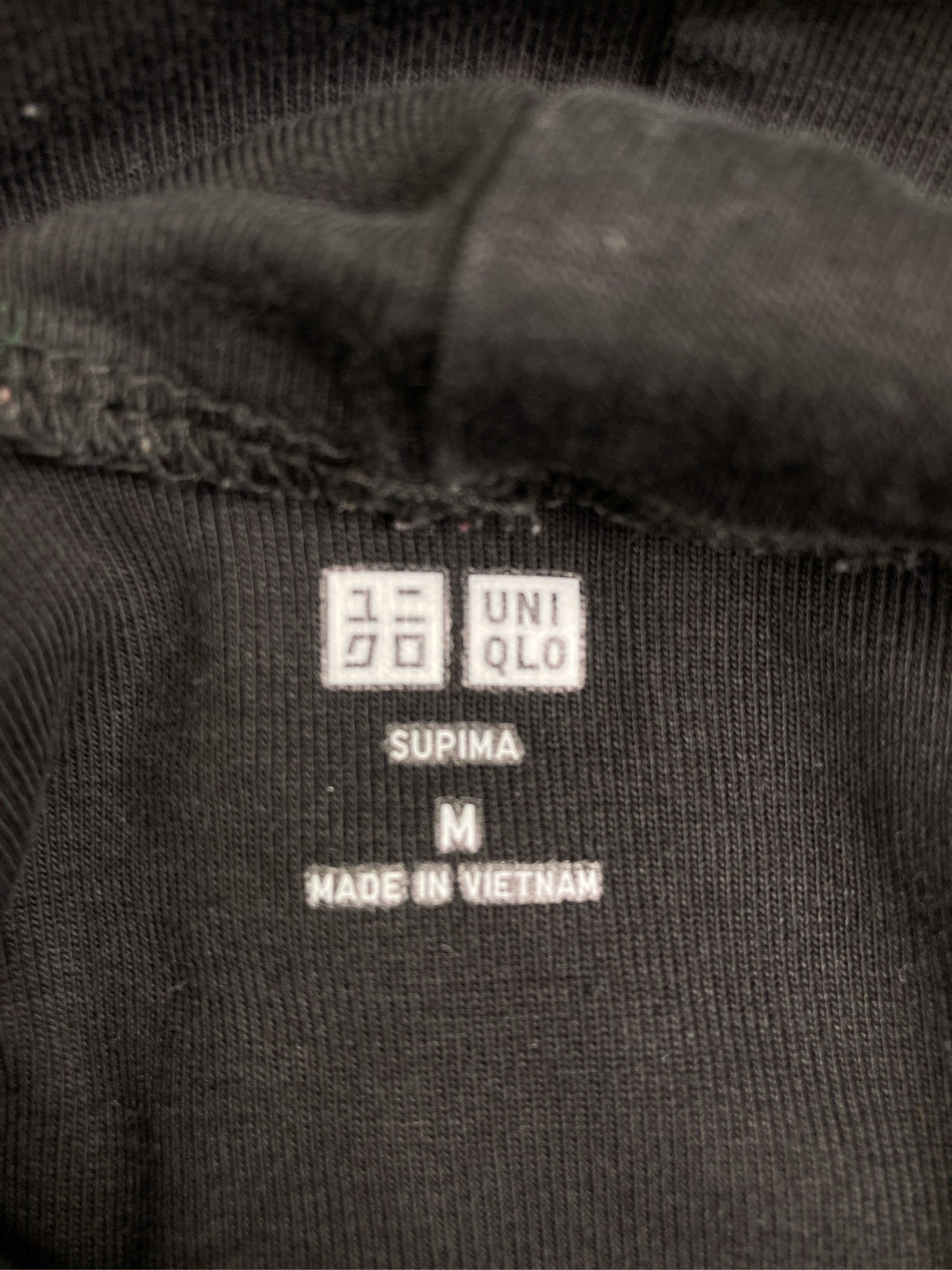 UNIQLO/ユニクロ/Tシャツ/カットソー/トップス/ブラック/M