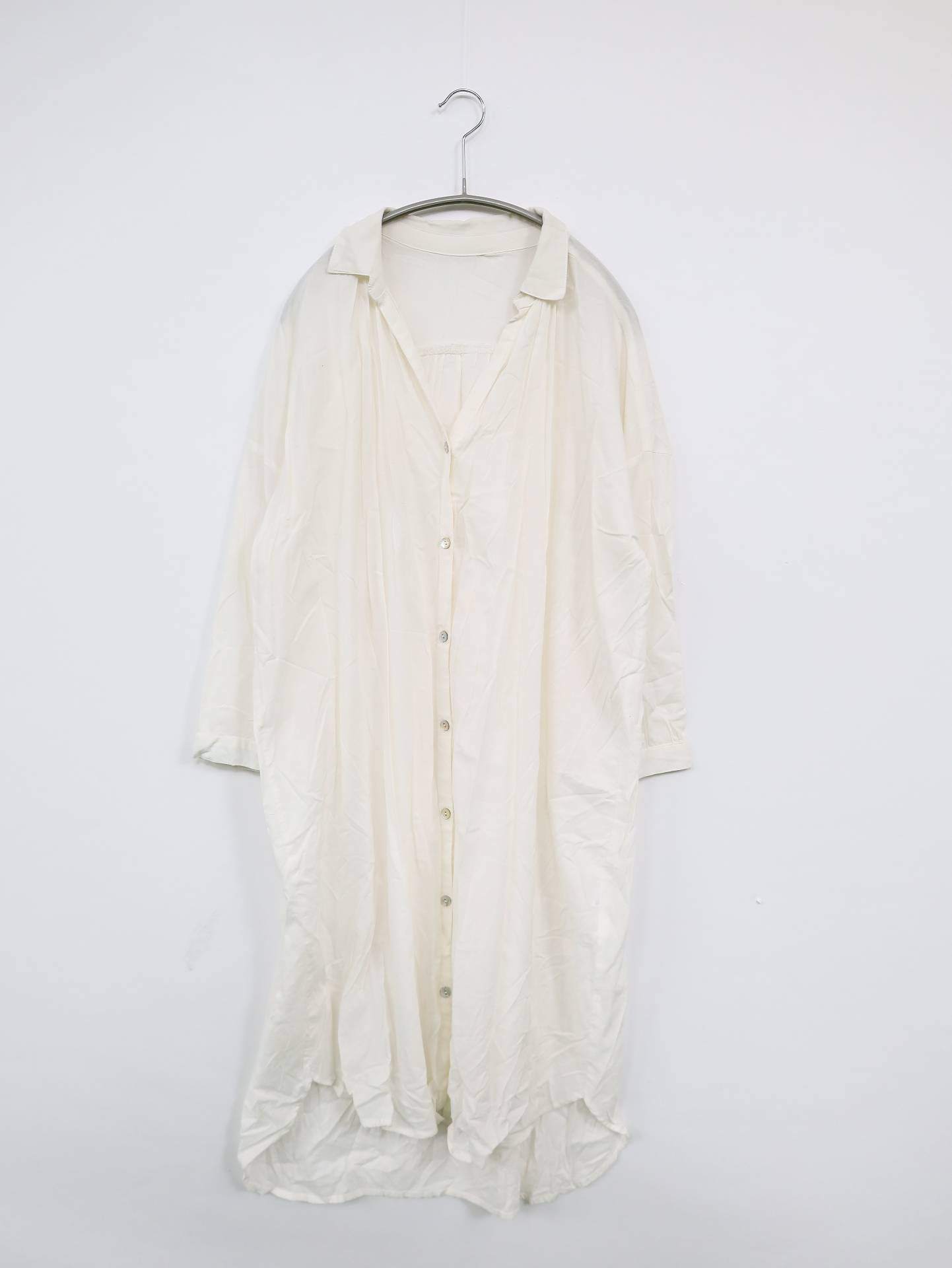 M.M.O/シャツワンピース/ワンピース/ドレス/ホワイト/M