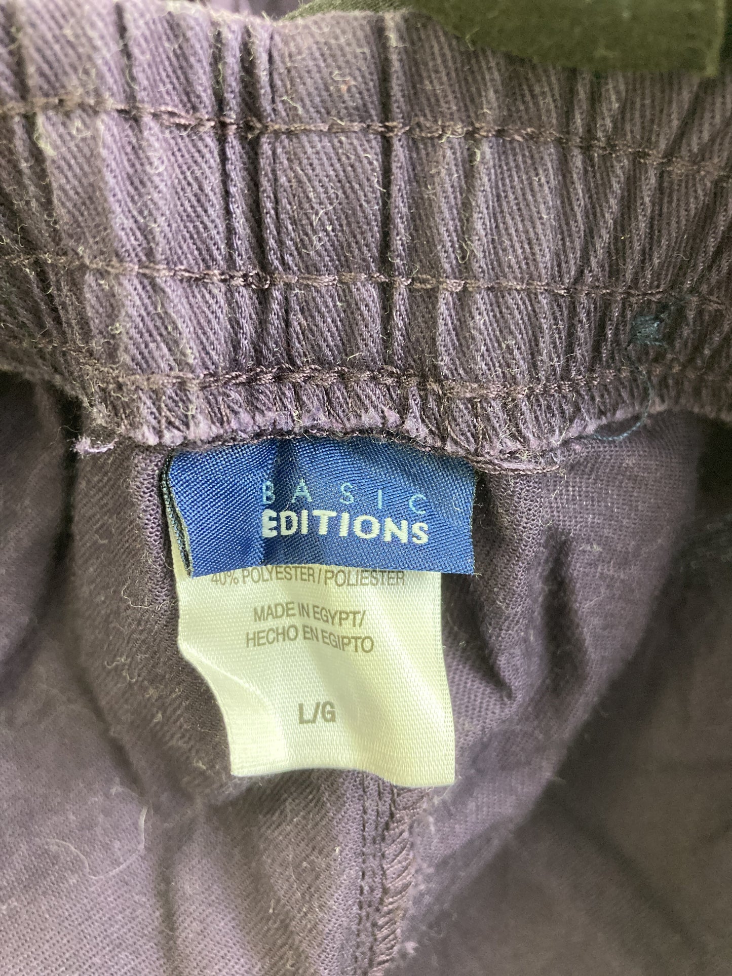 Basic Editions/その他パンツ/パンツ/パープル/L/G