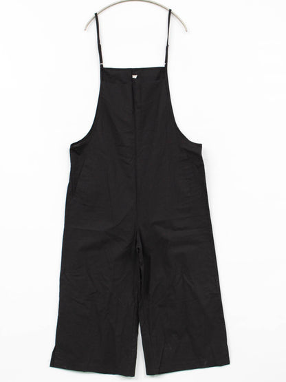 サロペット/オーバーオール/オールインワン・サロペット/ブラック/XL
