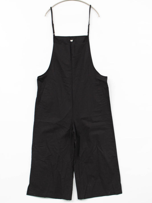 サロペット/オーバーオール/オールインワン・サロペット/ブラック/XL