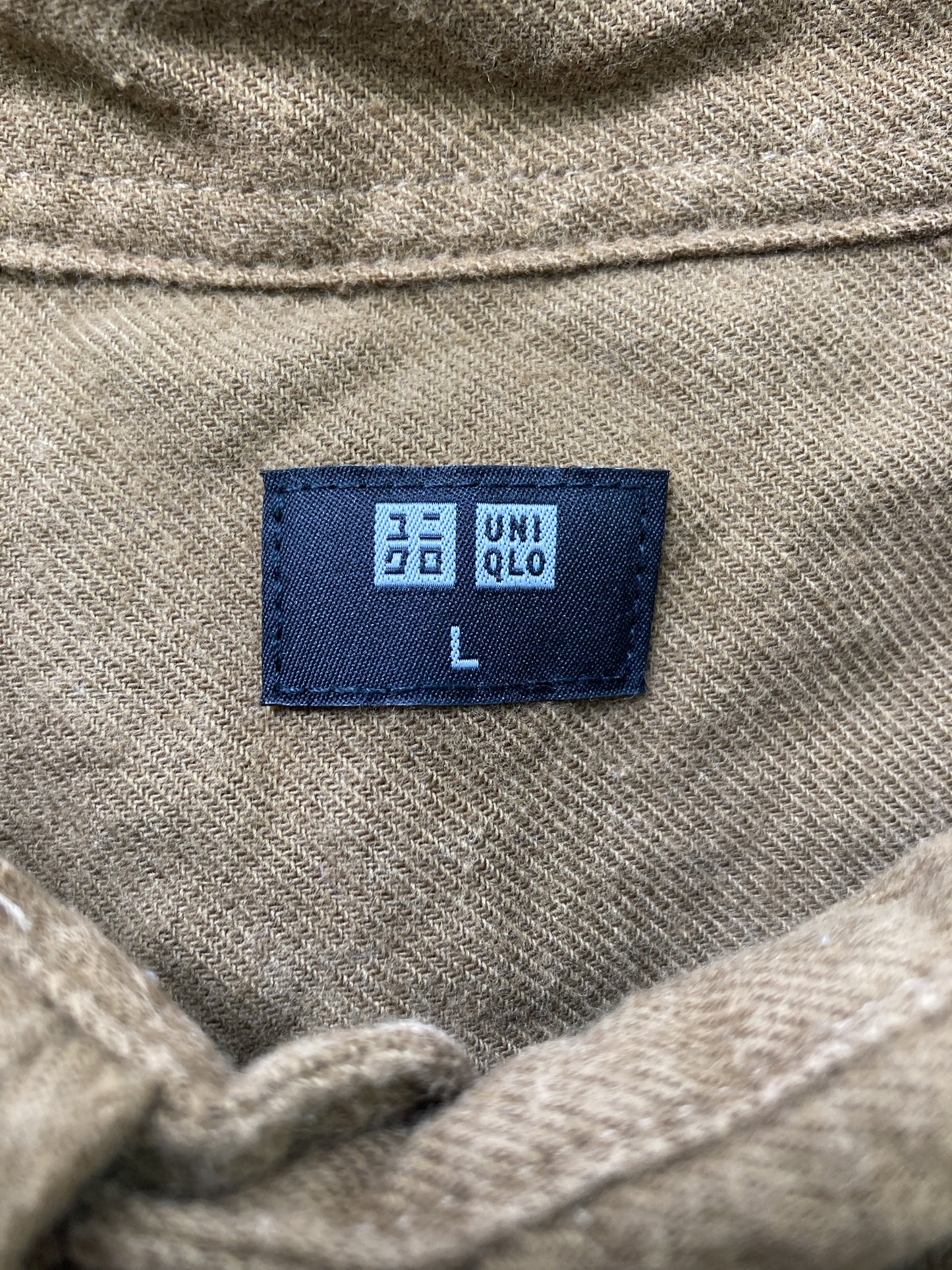 UNIQLO/ユニクロ/シャツ/ブラウス/トップス/ブラウン/L