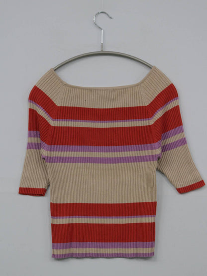 AZUL by MOUSSY/アズールバイマウジー/ニット/セーター/トップス/オレンジ/Ｓ