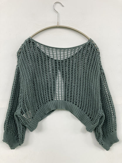 archives/アルシーヴ/カーディガン/ボレロ/トップス/グリーン/M