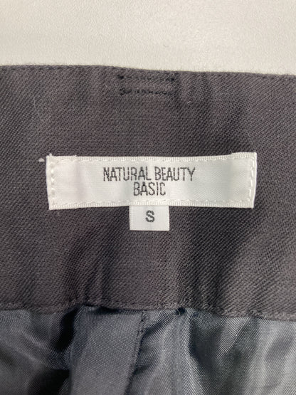 NATURAL BEAUTY BASIC/ナチュラルビューティーベーシック/スラックス/パンツ/ブラック/S