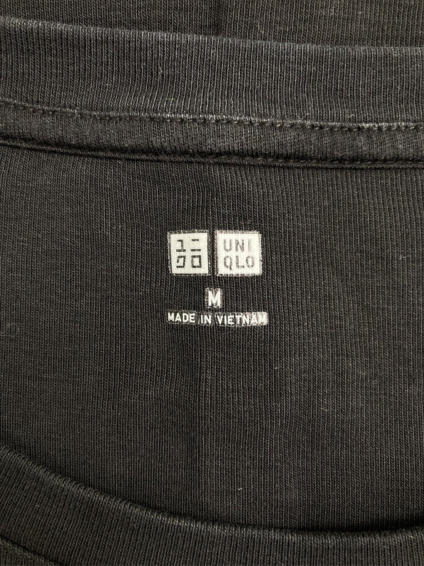 UNIQLO/ユニクロ/Tシャツ/カットソー/トップス/ブラック/M