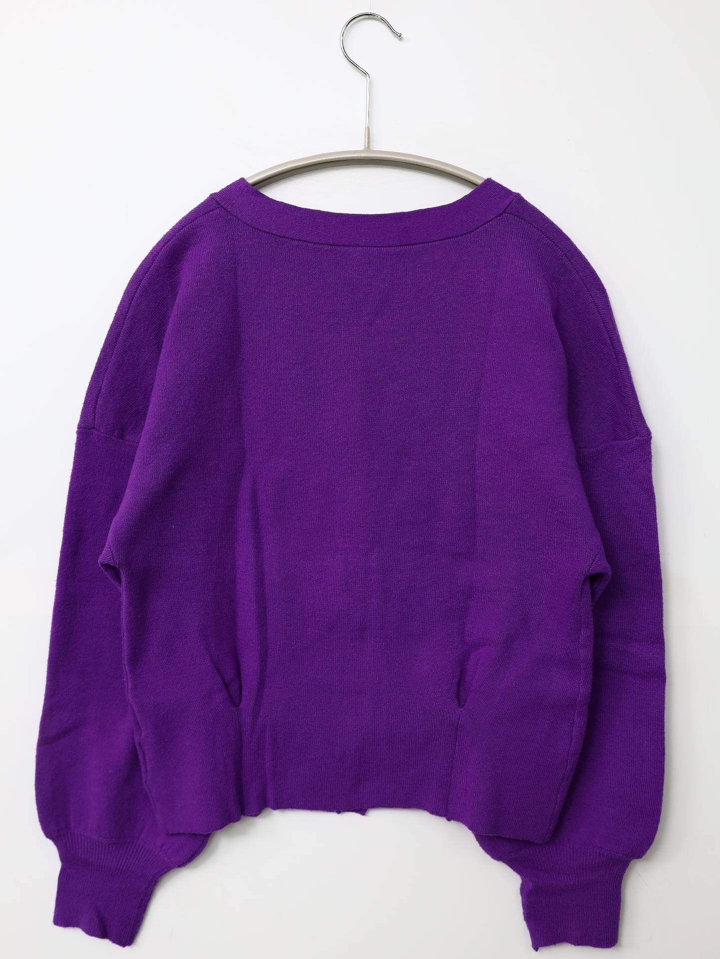 DIRZ/カーディガン/ボレロ/トップス/パープル/M