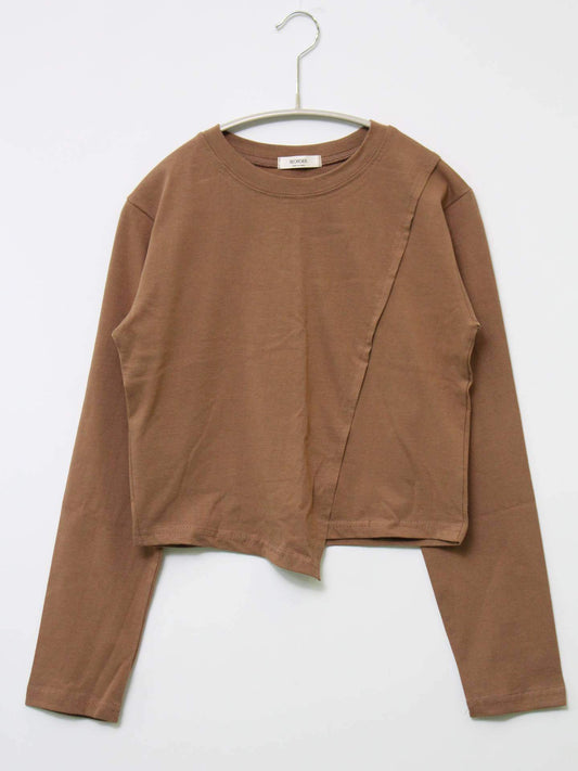 REORDER/Tシャツ/カットソー/トップス/ブラウン