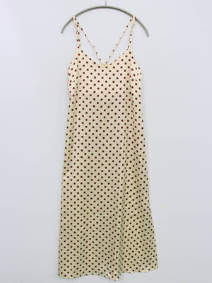 MNG/ワンピース/ワンピース/ドレス/ベージュ/EUR XS/USA 2/MEX ECH
