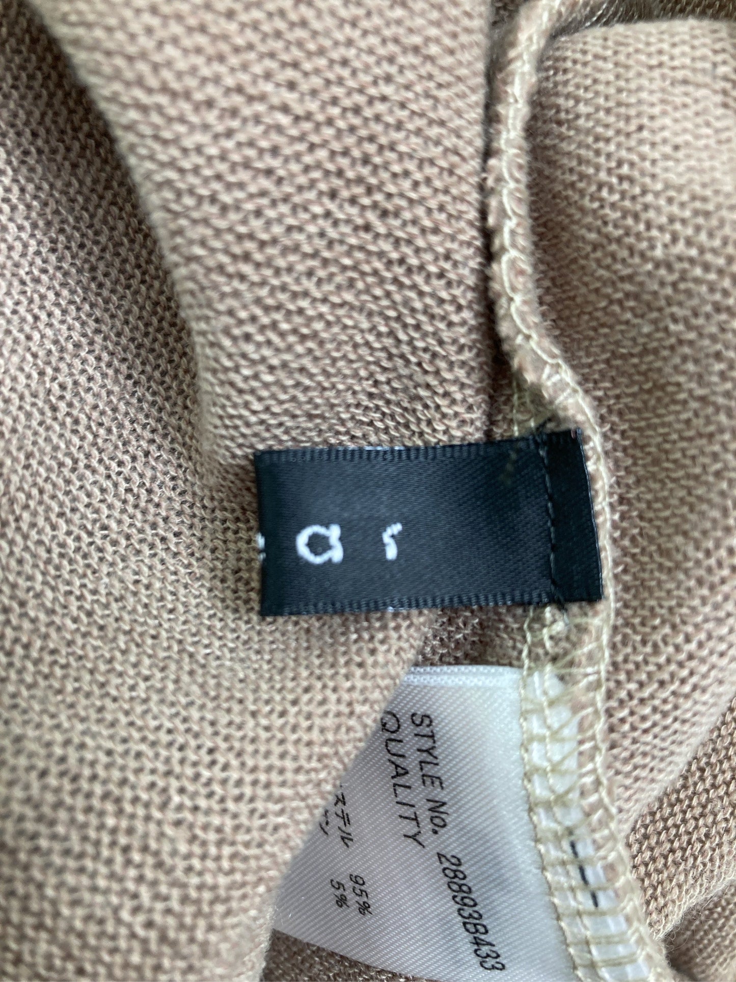 clear/クリア/ニット/セーター/トップス/ベージュ/M