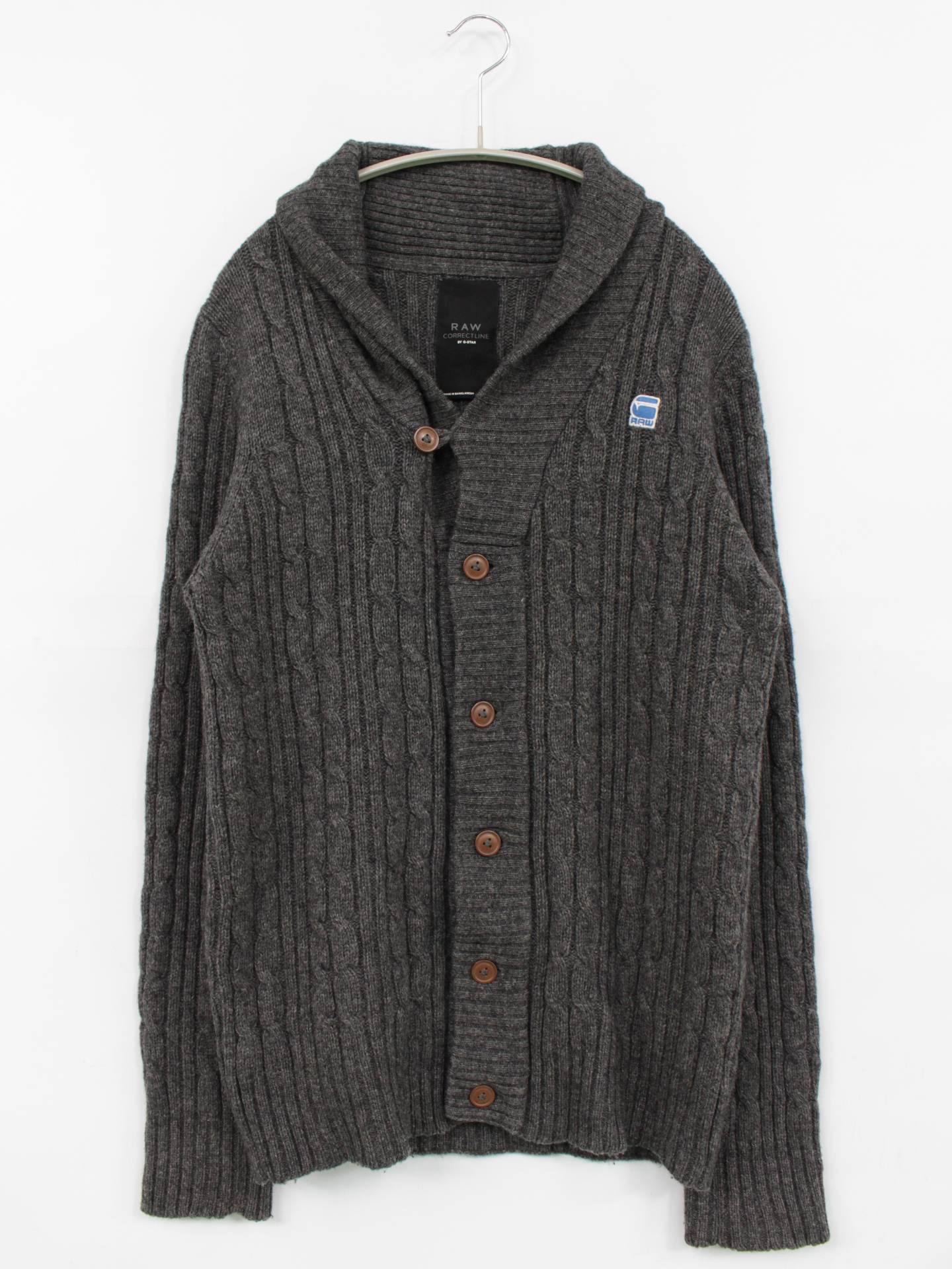 RAW/カーディガン/ボレロ/トップス/グレー/M