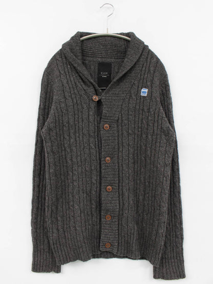 RAW/カーディガン/ボレロ/トップス/グレー/M