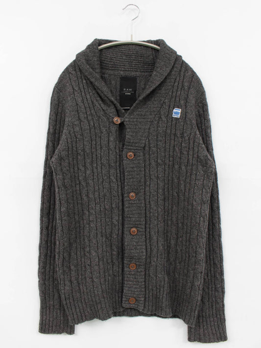 RAW/カーディガン/ボレロ/トップス/グレー/M