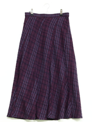ロングスカート/スカート/パープル/9AR67