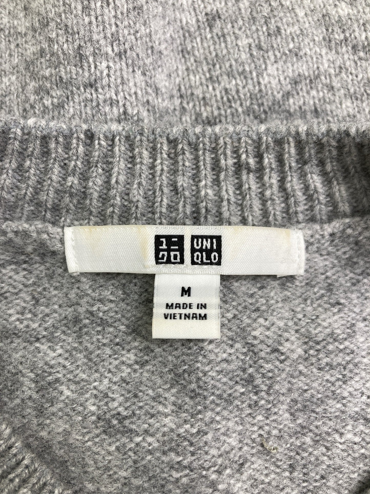 UNIQLO/ユニクロ/ニット/セーター/トップス/グレー/M