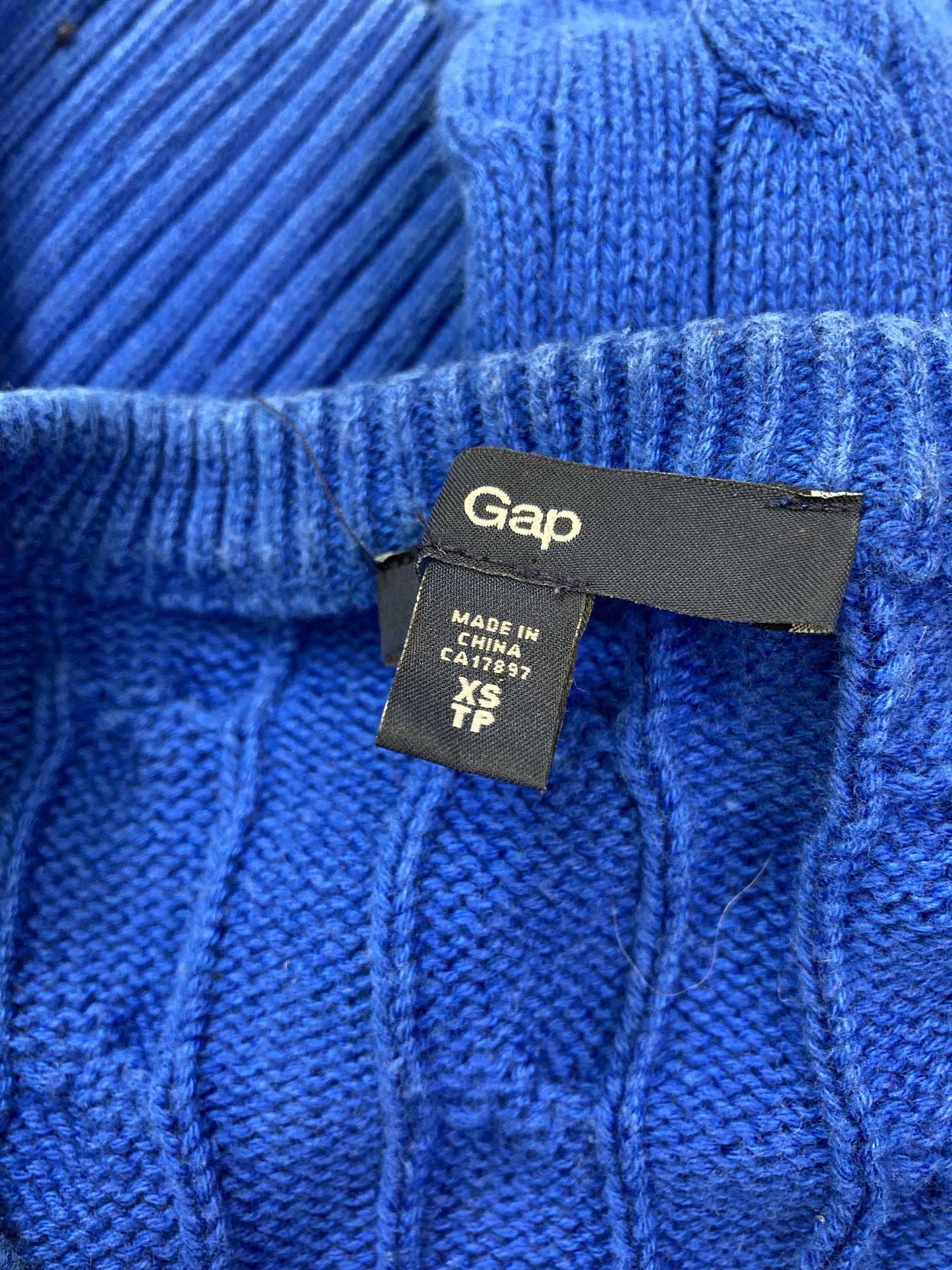 GAP/ギャップ/ニット/セーター/トップス/ブルー/XS