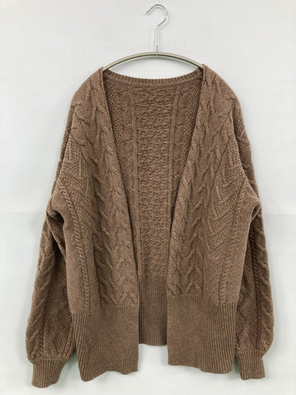 mystic/ミスティック/カーディガン/ボレロ/トップス/ブラウン/F