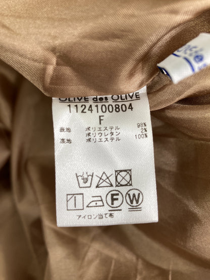 OLIVE des OLIVE/オリーブデオリーブ/ジャンパースカート/ワンピース/ドレス/ベージュ/F