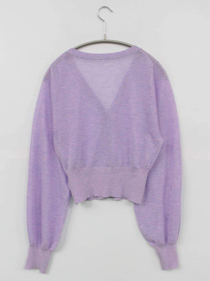 N./カーディガン/ボレロ/トップス/パープル/M