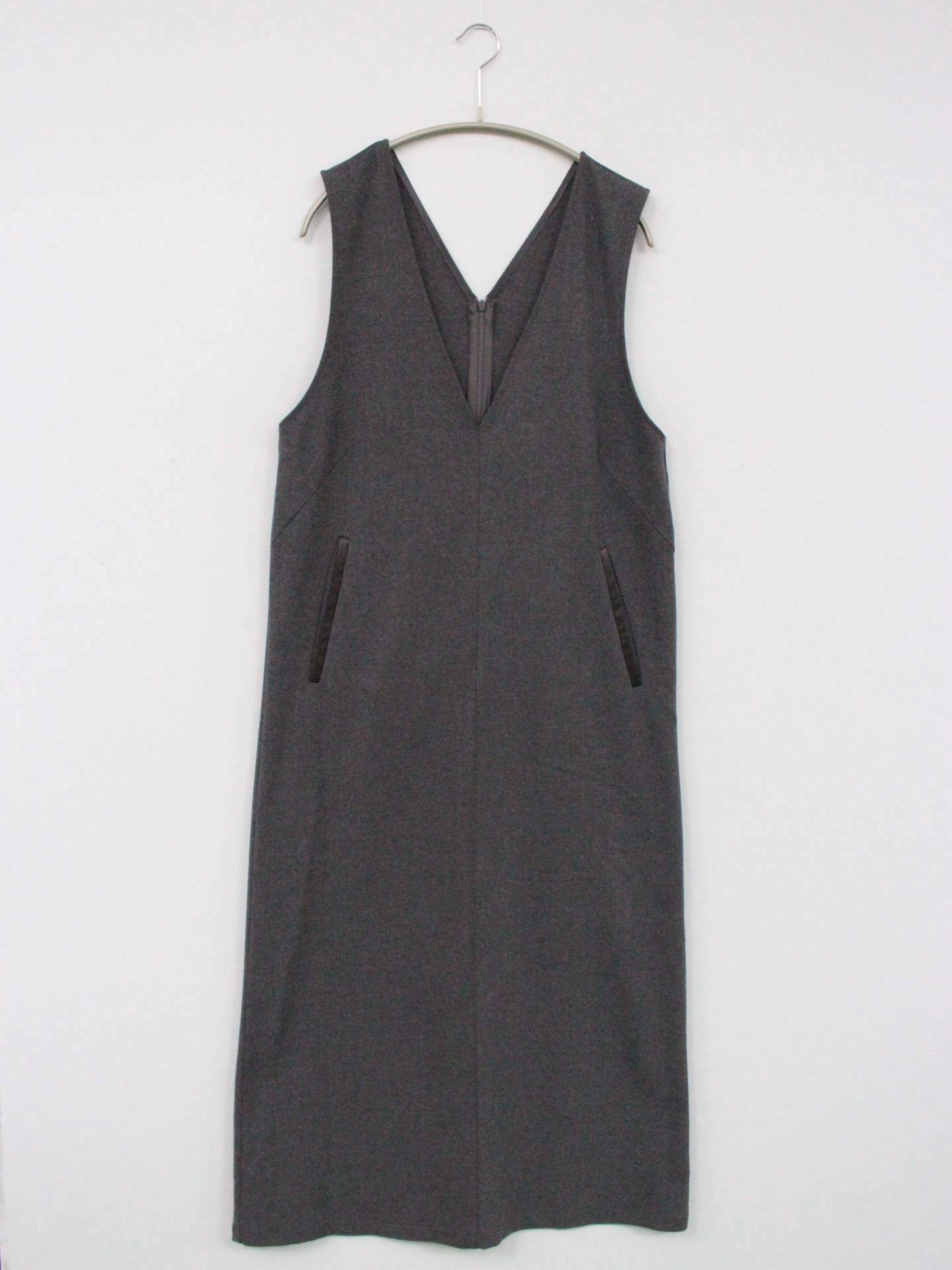 AUNT MARIE'S/ジャンパースカート/ワンピース/ドレス/グレー/F