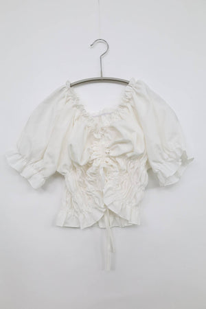 シャツ/ブラウス/トップス/ホワイト/F