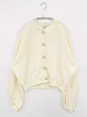 Emsexcite/エムズエキサイト/カーディガン/ボレロ/トップス/ホワイト/M