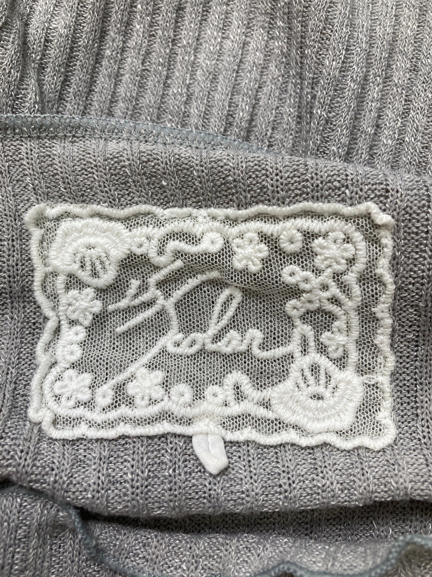 ニット/セーター/トップス/グレー/M