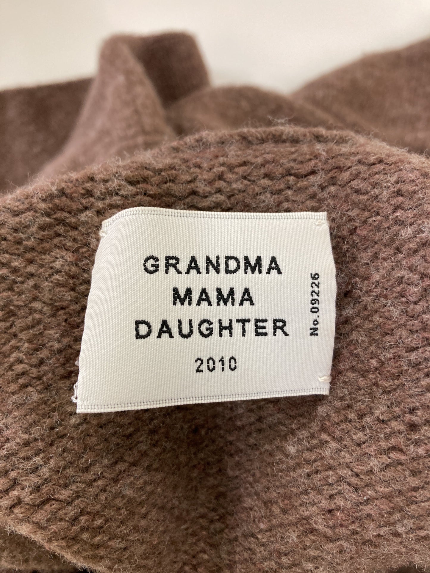 GRANDMA MAMA DAUGHTER/ニット/セーター/トップス/ブラウン/1