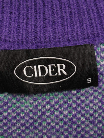 CIDER/ニット/セーター/トップス/パープル/S