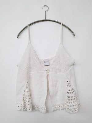 RED VALENTINO/レッドヴァレンティノ/ノースリーブ/トップス/ホワイト