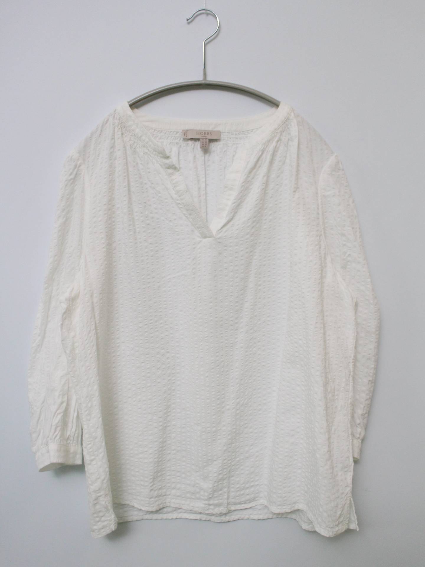 HOBBS/シャツ/ブラウス/トップス/ホワイト/UK10 DE36 ES38 MX30 US6