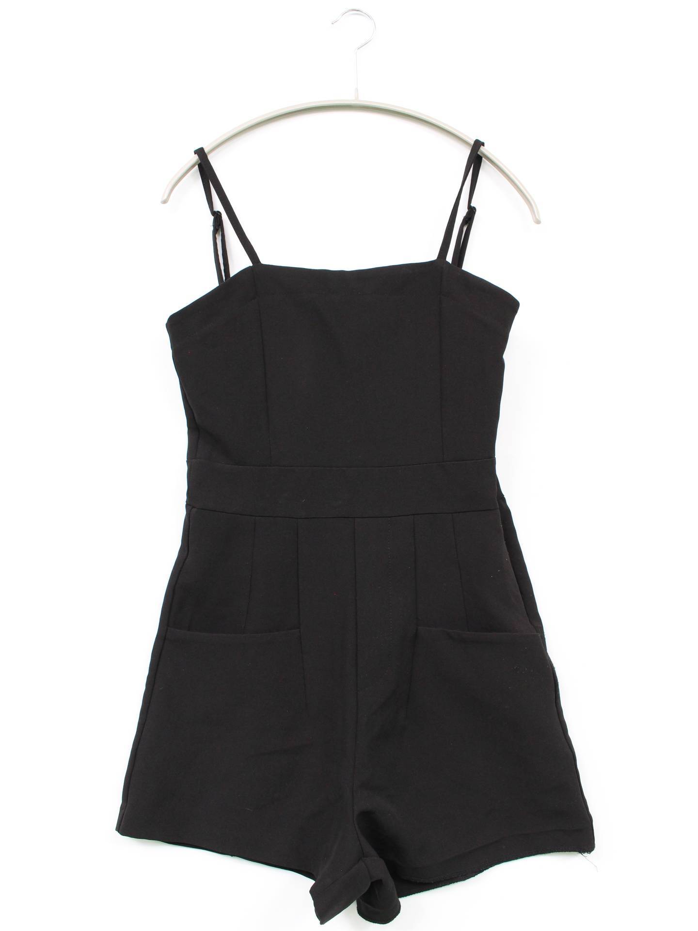 RiLi/つなぎ/オールインワン/オールインワン・サロペット/ブラック/FREE