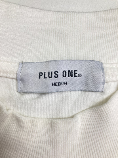 PLUS ONE/プラスワン/Tシャツ/カットソー/トップス/ホワイト/MEDIUM