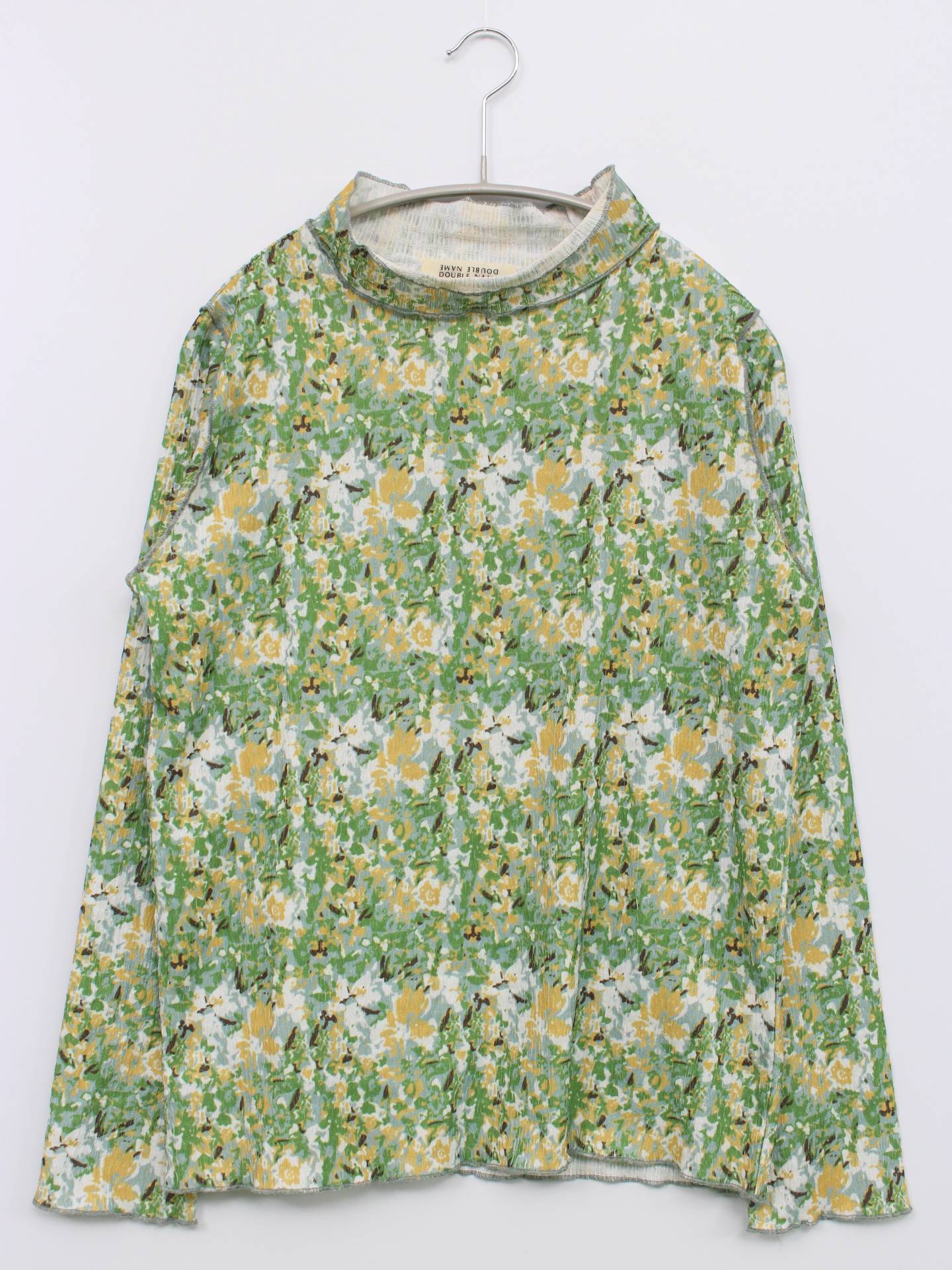 DOUBLE NAME/Tシャツ/カットソー/トップス/ライトグリーン/F
