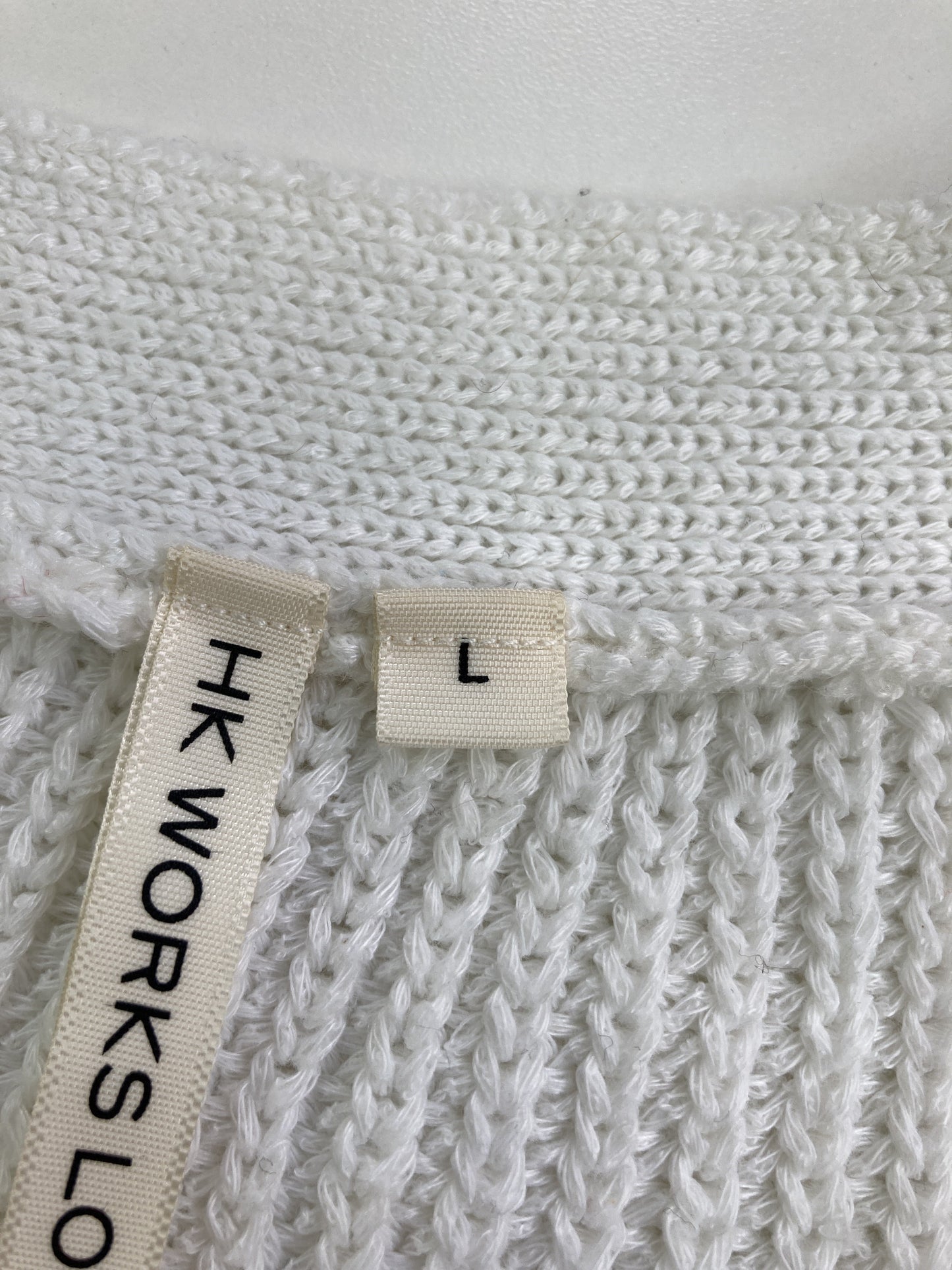 HK WORKS LONDON/カーディガン/ボレロ/トップス/ホワイト/L
