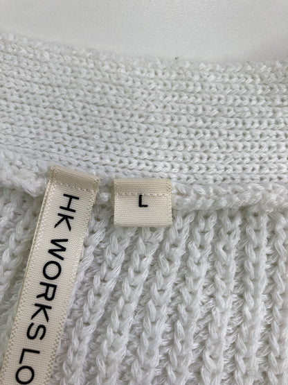 HK WORKS LONDON/カーディガン/ボレロ/トップス/ホワイト/L