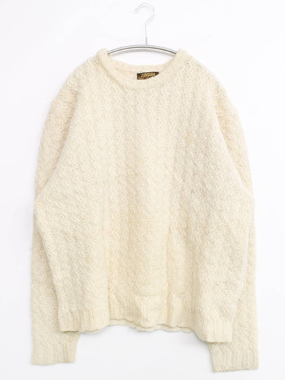 TINDRA/ニット/セーター/トップス/ホワイト/XL