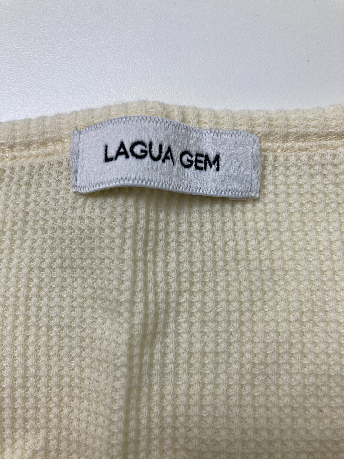LAGUA GEM/ラグアジェム/カーディガン/ボレロ/トップス/ホワイト/FREE